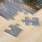 クロード・モネ著Limetzの雪の効果 ジグソーパズル (側面)