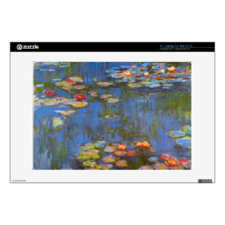 クロード・モネ著Waterlillies ノートパソコンスキンシール