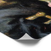 クロード・モネ読ス – ピエール・アウグスト・ルノアール ポスター (角)