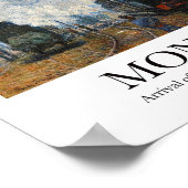 クロード・モネ駅ポスター ポスター (角)