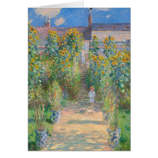クロード・モネ1881年、ヴェテウイルのアーティストガーデン
