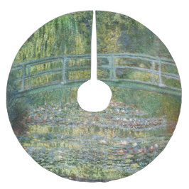 クロード・モネ ญี่ปุ่นの橋 水蓮芸術 ブラッシュドポリエステルツリースカート