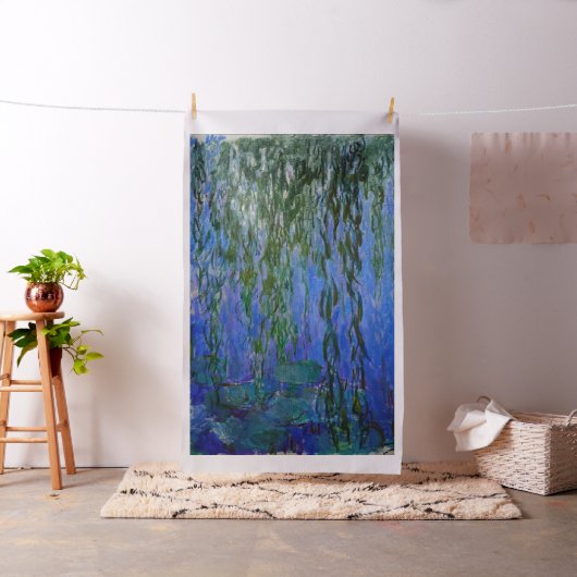 クロード・モネ – しだれ柳のある睡蓮 ファブリック (インサイチュ)