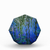 クロード・モネ – しだれ柳のある睡蓮 フォトブロック (正面)