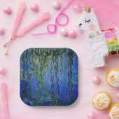 クロード・モネ – しだれ柳のある睡蓮 ペーパープレート (パーティー)