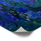 クロード・モネ – しだれ柳のある睡蓮 ポスター (角)