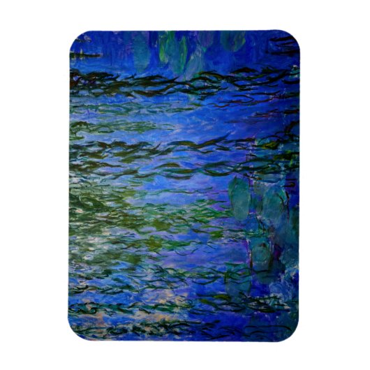 クロード・モネ – しだれ柳のある睡蓮 マグネット (縦)