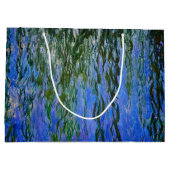 クロード・モネ – しだれ柳のある睡蓮 ラージペーパーバッグ (裏面)