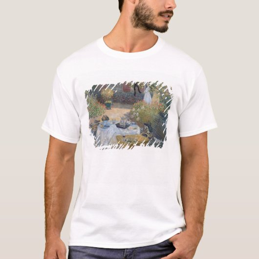 クロード・モネ|の昼食会: Monetの庭アルジャントゥーユ Tシャツ (正面)