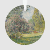 クロード・モネ|の景色: Parc Monceau オーナメント (裏面)