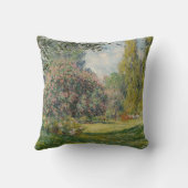 クロード・モネ|の景色: Parc Monceau クッション (裏面)