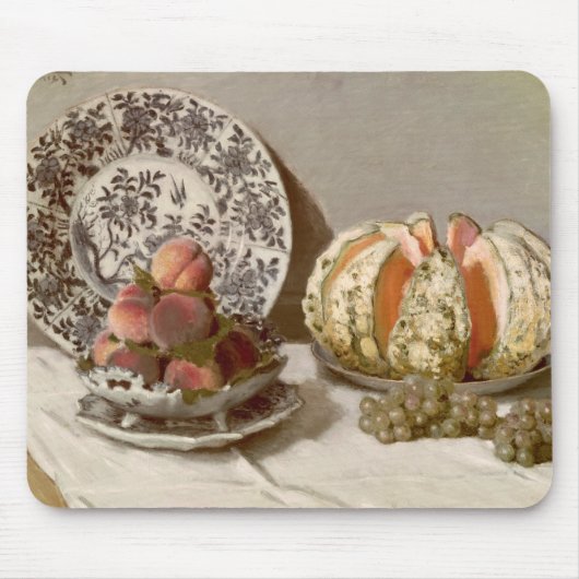 クロード・モネ|の静物画1872年 マウスパッド (正面)