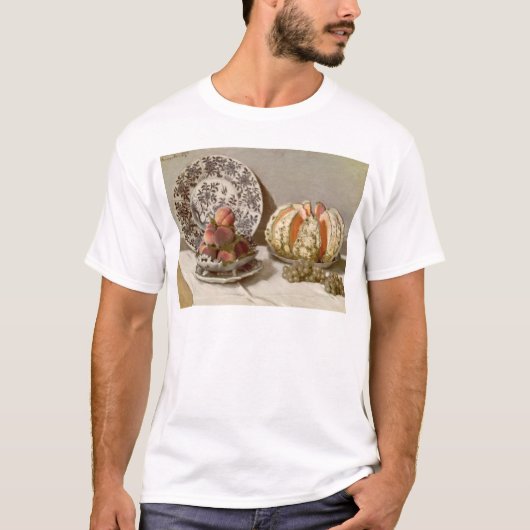 クロード・モネ|の静物画1872年 Tシャツ (正面)
