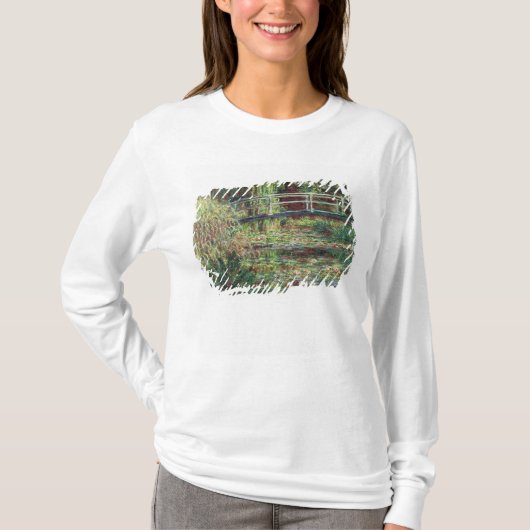 クロード・モネ|の《植物》スイレンの池: ピンクのHarmony 1900年 Tシャツ (正面)