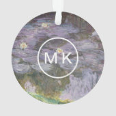 クロード・モネ|の《植物》スイレン オーナメント (裏面)