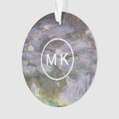 クロード・モネ|の《植物》スイレン オーナメント (正面)