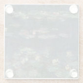 クロード・モネ|の《植物》スイレン: 緑の反射 ガラスコースター (裏面)