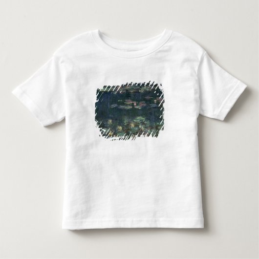 クロード・モネ|の《植物》スイレン: 緑の反射 トドラーTシャツ (正面)