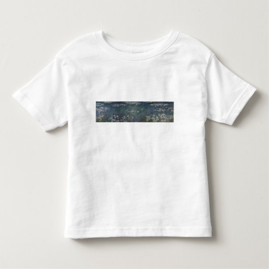 クロード・モネ|の《植物》スイレン: 緑の反射 トドラーTシャツ (正面)