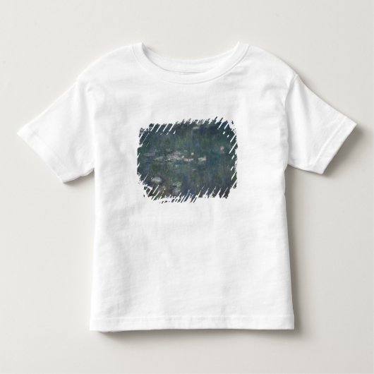 クロード・モネ|の《植物》スイレン: 緑の反射 トドラーTシャツ (正面)