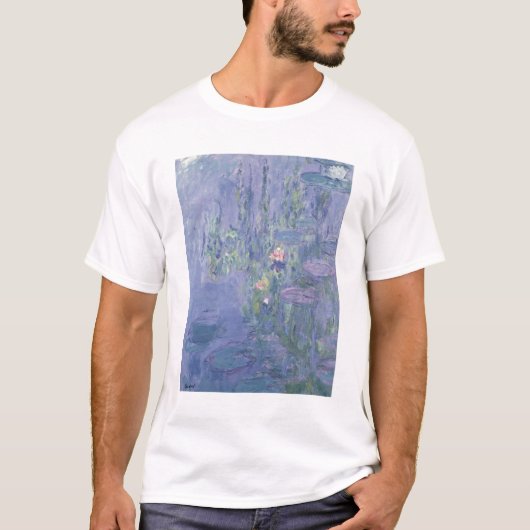 クロード・モネ|の《植物》スイレン Tシャツ (正面)
