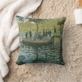 クロード・モネ|のLa Grenouillere クッション (ブランケット)