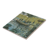 クロード・モネ|のLa Grenouillere タイル (側面)