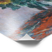 クロード・モネ – ひまわりの花束 フォトプリント            (角)