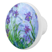 クロード・モネ「アイリスマウヴ」 セラミックノブ (右)