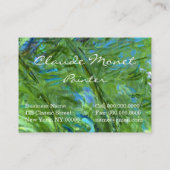 クロード・モネ: アガパンサス属 名刺 (裏面)