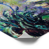 クロード・モネ – アガパンサス ポスター (角)