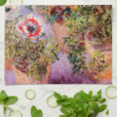 クロード・モネ: アネモネ キッチンタオル (折り畳み)