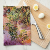 クロード・モネ: アネモネ キッチンタオル (四つ折り)