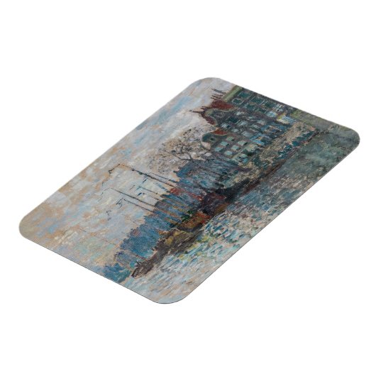 クロード・モネ - アムステルダムの眺め マグネット (左側)