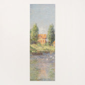 クロード・モネ。アルジェンティーユ赤いボート ヨガマット (裏面)