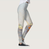 クロード・モネ。アルジェンティーユ赤いボート レギンス (右)