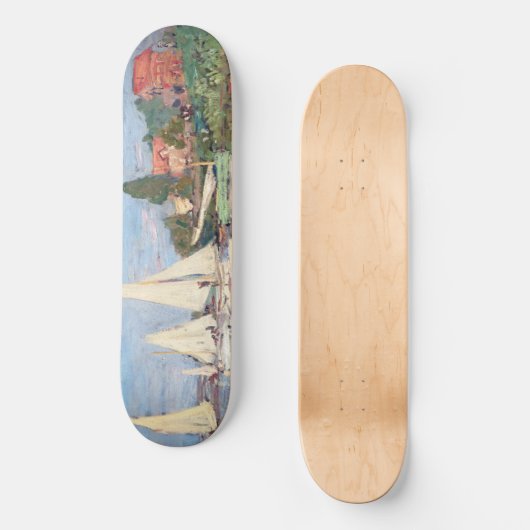 クロード・モネ – アルジェンテウイルのレガタス スケートボード (正面)