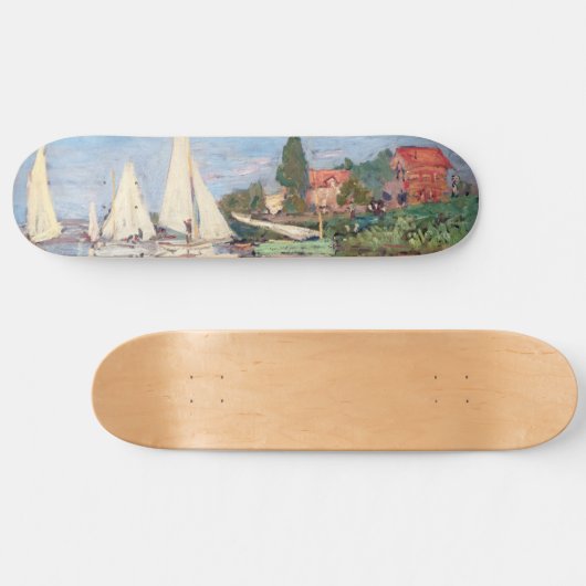 クロード・モネ – アルジェンテウイルのレガタス スケートボード (横)