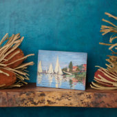 クロード・モネ – アルジェンテウイルのレガタス フォトプラーク (側面)