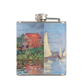 クロード・モネ – アルジェンテウイルのレガタス フラスク (裏面)