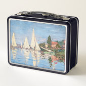 クロード・モネ – アルジェンテウイルのレガタス メタルランチボックス (裏面)