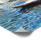 クロード・モネ：アルジェンテウイルの橋 ポスター (角)