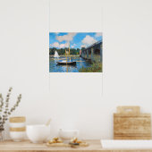 クロード・モネ：アルジェンテウイルの橋 ポスター (キッチン)