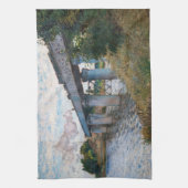 クロード・モネ – アルジェンテウイルの鉄道橋 キッチンタオル (縦)