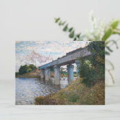 クロード・モネ – アルジェンテウイルの鉄道橋 招待状 (スタンド正面)