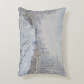 クロード・モネ – アルジェンテウイルの雪景色 アクセントクッション (正面(垂直))