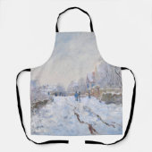 クロード・モネ – アルジェンテウイルの雪景色 エプロン (正面)