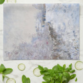 クロード・モネ – アルジェンテウイルの雪景色 キッチンタオル (折り畳み)