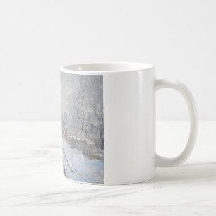 クロード・モネ – アルジェンテウイルの雪景色 コーヒーマグカップ