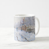 クロード・モネ – アルジェンテウイルの雪景色 コーヒーマグカップ (正面右)